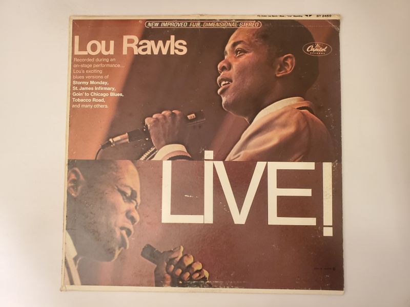 Lou Rawls Live! vinyl record